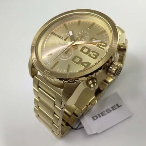 Diesel Men's DZ4268 Double Down Gold Watch